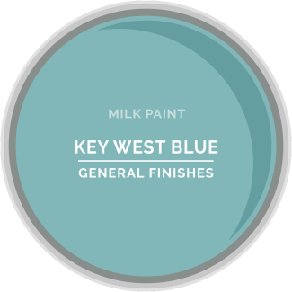 General Finishes Milk Paint - Key West Blue