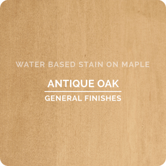 General Finishes Water Based Wood Stain - Antique Oak (ON MAPLE)
