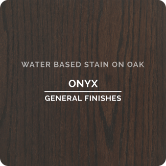 General Finishes Water Based Wood Stain - Onyx (ON OAK)