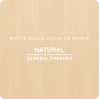General Finishes Water Based Wood Stain - Natural (ON MAPLE)