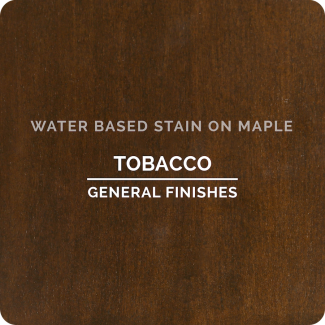 General Finishes Water Based Wood Stain - Tobacco (ON MAPLE)