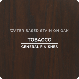 General Finishes Water Based Wood Stain - Tobacco (ON OAK)