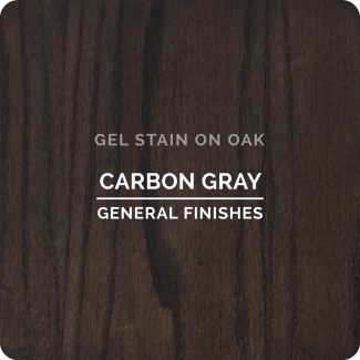 General Finishes Oil Based Gel Stain - Carbon Gray (ON MAPLE)