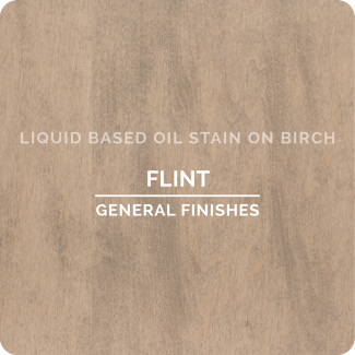 General Finishes Oil Based Liquid Wood Stain - Flint (ON BIRCH)