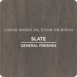 General Finishes Oil Based Liquid Wood Stain - Slate (ON BIRCH)