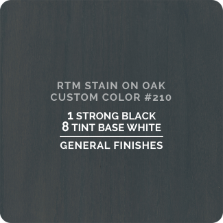 General Finishes RTM Wood Stain Color Custom Color - #204 (ON OAK)