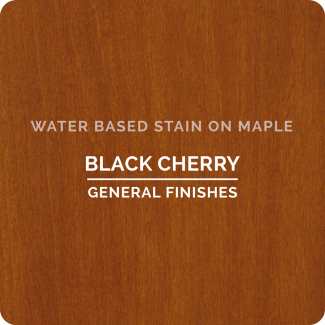 General Finishes Water Based Wood Stain - Black Cherry (ON MAPLE)