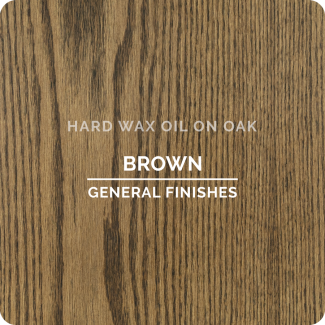Hard Wax Oil Brown on Oak | General Finishes