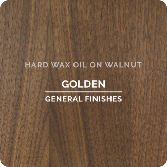 Hard Wax Oil Golden on Walnut | General Finishes
