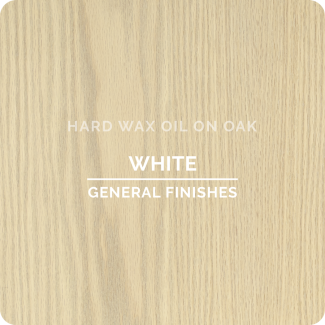 Hard Wax Oil White on Oak | General Finishes
