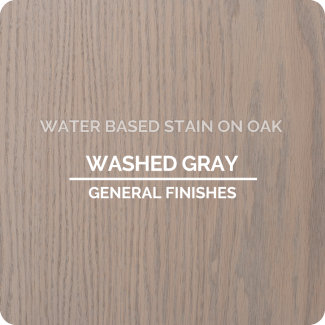 General Finishes Water Based Wood Stain - Washed Gray (ON OAK)