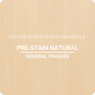 General Finishes Water Based Wood Stain - Pre-Stain Natural (ON MAPLE)