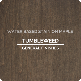 General Finishes Water Based Wood Stain - Tumbleweed (ON MAPLE)