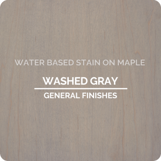 General Finishes Water Based Wood Stain - Washed Gray (ON MAPLE)