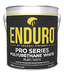 Water Based Pigmented Topcoat Enduro Pro Series Polyurethane White Flat