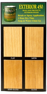 Exterior 450 Topcoat Sheen Board