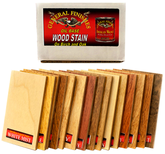 Oil Based Penetrating Wood Stain Color Chips