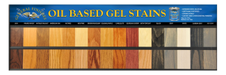 Oil Based Gel Stain Board