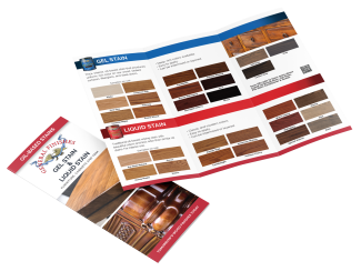 Oil Based Gel Stain Liquid Oil Wood Stain Trifold Brochure