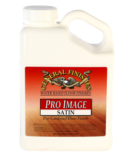 General Finishes Satin Pro Image Floor Water Based Topcoat, Gallon