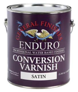 general finishes' enduro conversion varnish water based finish