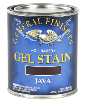 General Finishes Java Oil Based Gel Stain, Quart