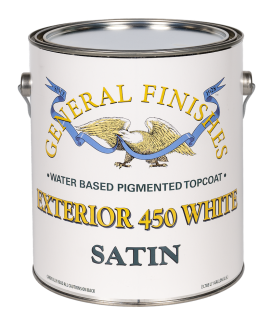 General Finishes Exterior 450 White Water Based Topcoat Topcoat