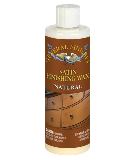 General Finishes Satin Finishing Wax, 16 oz Bottle