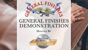 General Finishes Demonstration at CU Woodshop's Fall Woodworking Festival in Champaign, IL
