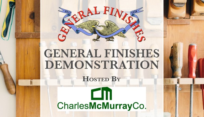 General Finishes Demo at 2018 Bay Area Hardwood Mini-Shows in Walnut, CA; Day 1