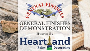 General Finishes Demonstration at Heartland Paint in St. Joseph, MO on Wednesday, April 18, 2018