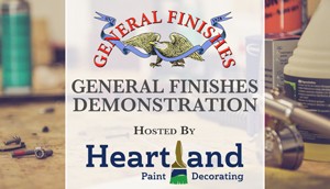 General Finishes Demo at Heartland Paint in St. Joseph, MO on Wednesday, June 6, 2018