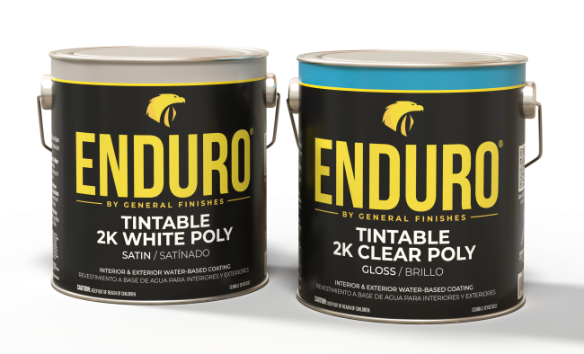 Enduro 2K Tintable 2K White and 2K Clear Poly