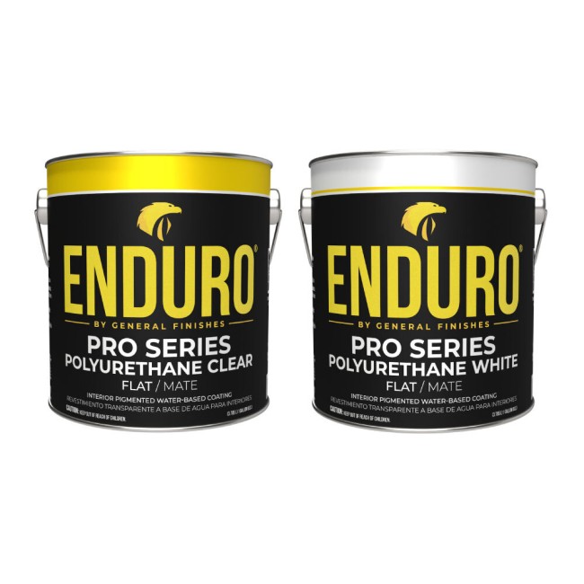 Enduro Pro Series Clear and White Polyurethane by General Finishes