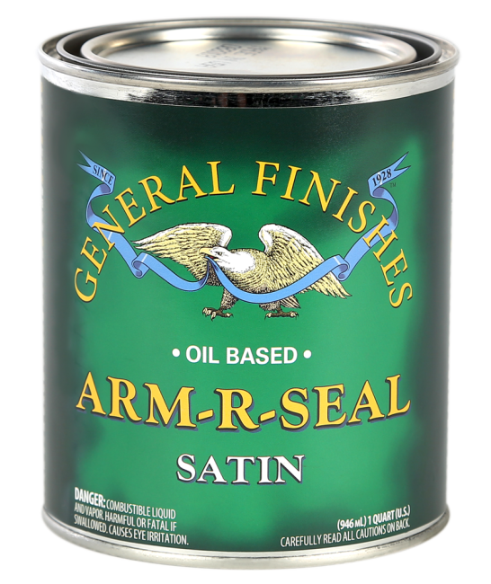 General Finishes Satin Arm-R-Seal Oil Based Topcoat, Quart