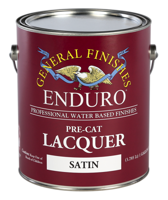 Enduro Water Based Pre Cat Lacquer General Finishes Enduro Water Based Pre Cat Lacquer General Finishes