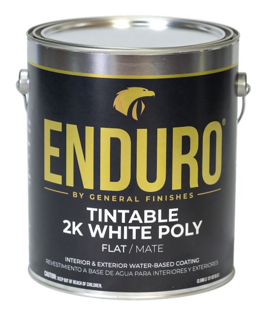 Enduro Tintable 2K White Poly from General Finishes for Industrial and OEM