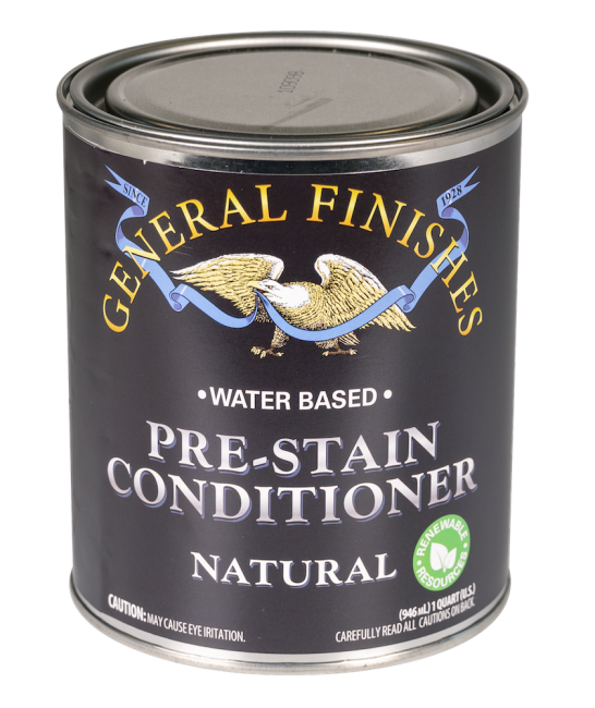 General Finishes Natural Water Based Pre-Stain Wood Conditioner, Quart