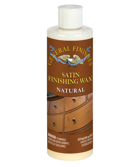 General Finishes Satin Finishing Wax, 16 oz Bottle