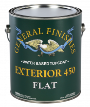 General Finishes Satin Water Based Topcoat Exterior 450, Gallon
