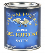 General Finishes Satin Oil Based Gel Topcoat, Quart