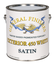 General Finishes Exterior 450 White Water Based Topcoat Topcoat