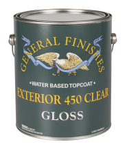 General Finishes Satin Water Based Topcoat Exterior 450, Gallon