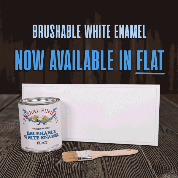 General Finishes Brushable White Enamel