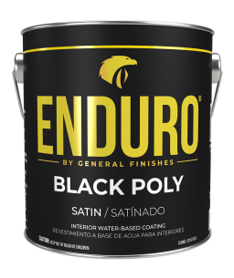 enduro water based polyurethane cabinet finish black semi-gloss