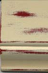distressed paint color combinations brick red and linen