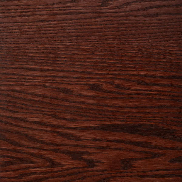 Red Mahogany wood stain on oak